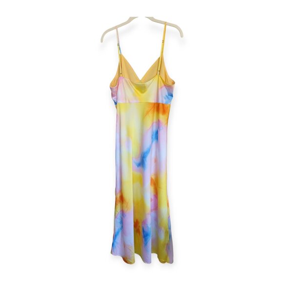 Long Satin Sunset Slip Dress by Diane Von Furstenberg for Target size XL - Picture 4 of 10